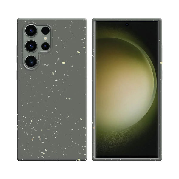 保_生分解性竹ケ_ス Samsung Galaxy S23 Ultra 5G S918 ブラック用