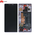 Bloc _cran Complet avec Ch_ssis et Batterie Original pour Huawei Mate 30 Pro 02353HJH Argent