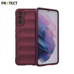 IX008 PROTECT Funda Protectora para Samsung Galaxy S21 Plus 5G G996 Ciruela