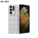 IX008 PROTECT Funda Protectora para Samsung Galaxy S21 Ultra 5G G998 Blanca