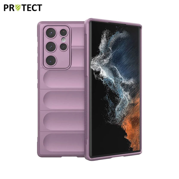 IX008 PROTECT Funda protectora para Samsung Galaxy S22 Ultra S908 Lavanda