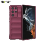 IX008 PROTECT Funda Protectora para Samsung Galaxy S22 Ultra S908 Ciruela