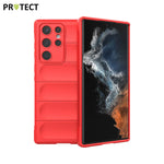IX008 PROTECT Funda Protectora para Samsung Galaxy S22 Ultra S908 Roja