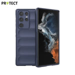 IX008 PROTECT Funda Protectora para Samsung Galaxy S22 Ultra S908 Zafiro