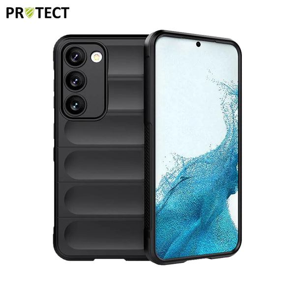 IX008 PROTECT Funda Protectora para Samsung Galaxy S23 5G S911 Negra