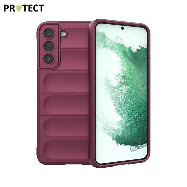 IX008 PROTECT Funda Protectora para Samsung Galaxy S22 Plus S906 Ciruela
