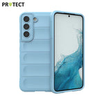 IX008 PROTECT Funda Protectora para Samsung Galaxy S22 S901 Azul Claro