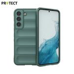 IX008 PROTECT Funda protectora para Samsung Galaxy S22 S901 Verde oscuro