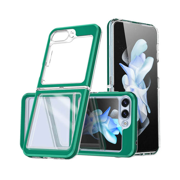 Funda Protectora para Samsung Galaxy Z Flip 5 5G F731 Z-FL1 Verde