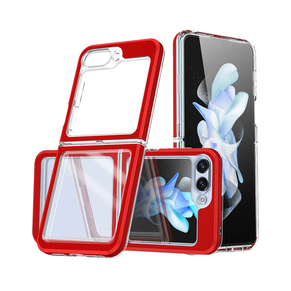 Funda Protectora para Samsung Galaxy Z Flip 5 5G F731 Z-FL1 Roja