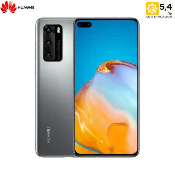 Smartphone kanggo Huawei P40 128GB NEW (Kotak & Aksesoris) Frost Silver