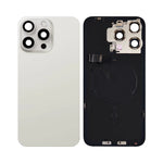 Cache Arri¨¨re Original Pulled pour Apple iPhone 15 Pro Max Titane Blanc