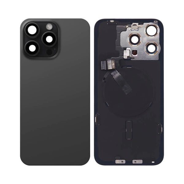 Cache Arri¨¨re Original Pulled pour Apple iPhone 15 Pro Max Titane Noir