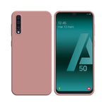 Funda de Silicona Compatible con Samsung Galaxy A30S A307, A50 A505 y A50S A507 Rosa