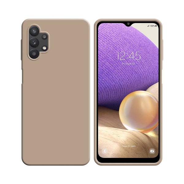 Funda de Silicona Compatible con Samsung Galaxy A32 5G A326 Oro Rosa