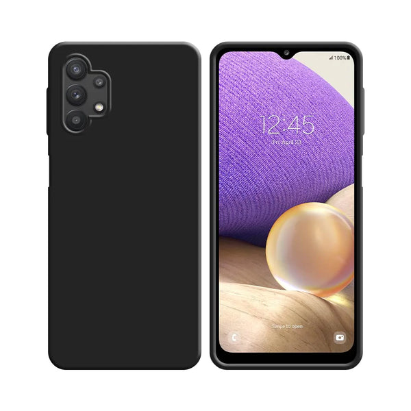 Funda de Silicona Compatible con Samsung Galaxy A32 5G A326 Negra