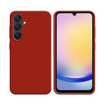 Funda de Silicona Compatible con Samsung Galaxy A25 5G A256 Roja