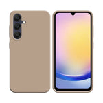 Funda de Silicona Compatible con Samsung Galaxy A25 5G A256 Oro Rosa
