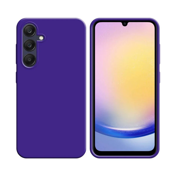 Funda de Silicona Compatible con Samsung Galaxy A25 5G A256 Morada