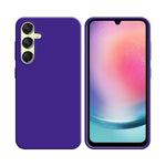 Funda de Silicona Compatible con Samsung Galaxy A24 4G A245 Morada