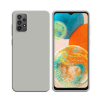 Funda de Silicona Compatible con Samsung Galaxy A23 5G A236 y A23 4G A235 Blanca