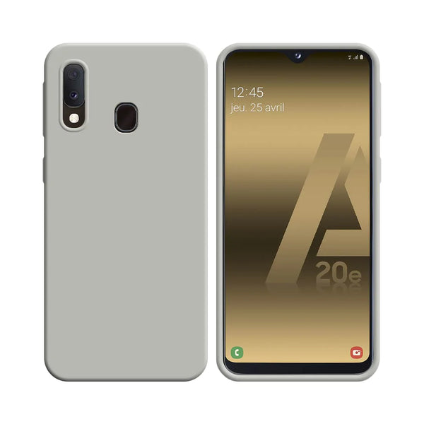 Funda de Silicona Compatible con Samsung Galaxy A20e A202 Blanca