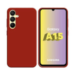 Funda de Silicona Compatible con Samsung Galaxy A15 5G A156B Roja