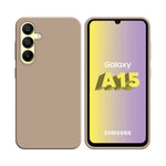 Funda de Silicona Compatible con Samsung Galaxy A15 5G A156B Oro Rosa