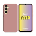 Funda de Silicona Compatible con Samsung Galaxy A15 5G A156B Rosa