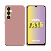 Funda de Silicona Compatible con Samsung Galaxy A15 5G A156B Rosa