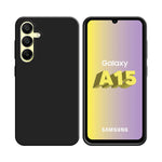 Funda de Silicona Compatible con Samsung Galaxy A15 5G A156B Negra
