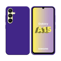 Funda de Silicona Compatible con Samsung Galaxy A15 5G A156B Morada