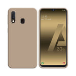 Funda de Silicona Compatible con Samsung Galaxy A20e A202 Oro Rosa
