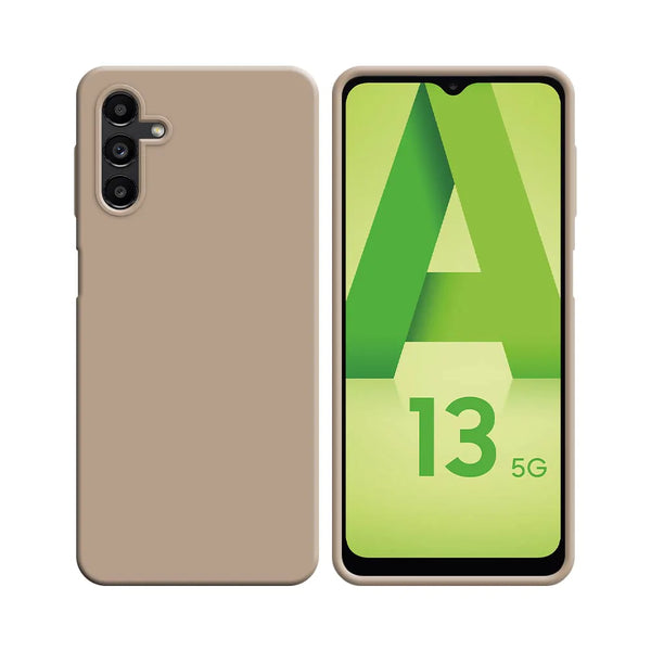 Funda de Silicona Compatible con Samsung Galaxy A13 5G 136B y A04s A047F Oro Rosa