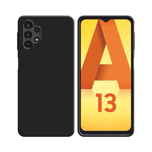Funda de Silicona Compatible con Samsung Galaxy A13 4G A135 Negra