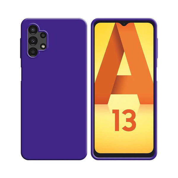 Funda de Silicona Compatible con Samsung Galaxy A13 4G A135 Morada