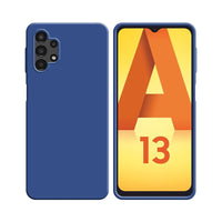 Funda de Silicona Compatible con Samsung Galaxy A13 4G A135 Azul Marino