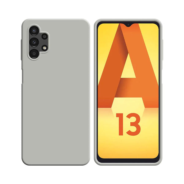 Funda de Silicona Compatible con Samsung Galaxy A13 4G A135 Blanca