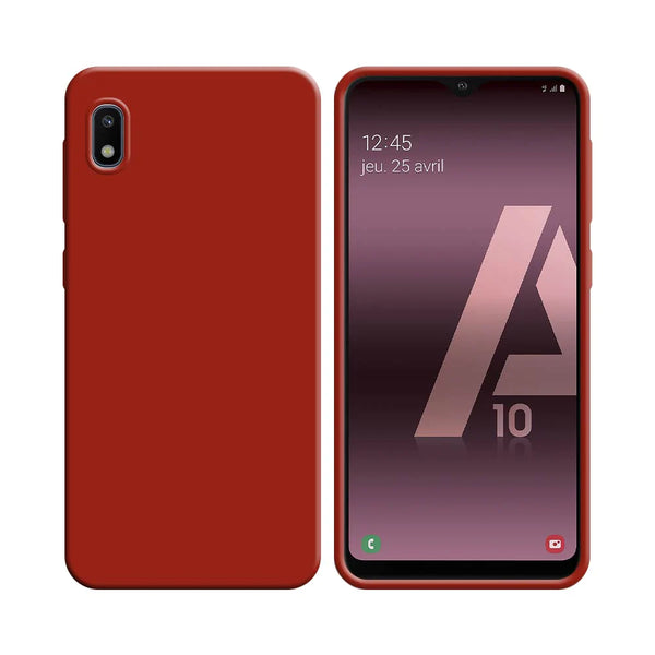 Funda de Silicona Compatible con Samsung Galaxy A10 A105 Roja