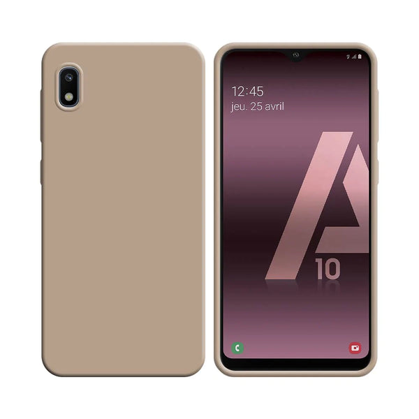 Funda de Silicona Compatible con Samsung Galaxy A10 A105 Oro Rosa