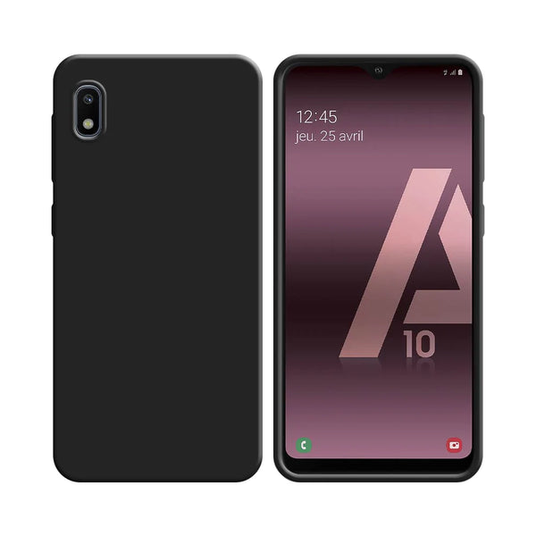 Funda de Silicona Compatible con Samsung Galaxy A10 A105 Negra