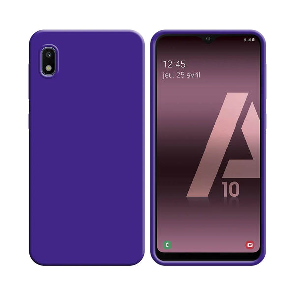 Funda de Silicona Compatible con Samsung Galaxy A10 A105 Morada