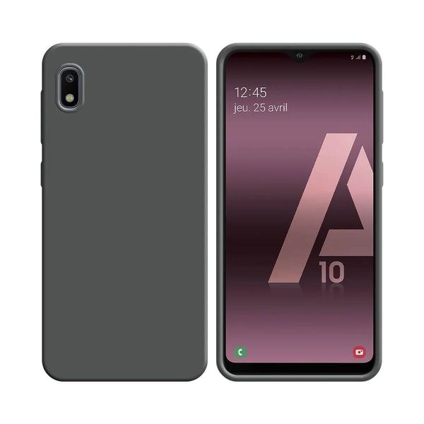 Funda de Silicona Compatible con Samsung Galaxy A10 A105 Gris