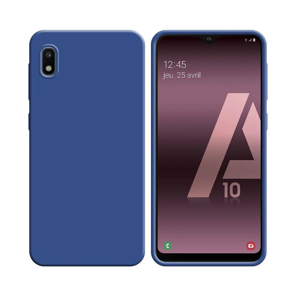Funda de Silicona Compatible con Samsung Galaxy A10 A105 Azul Marino