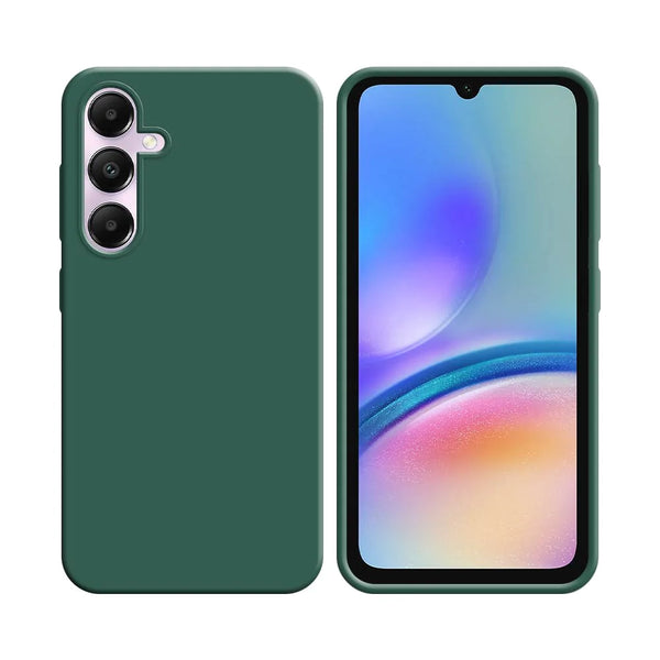 Funda de Silicona Compatible con Samsung Galaxy A05s A057 Verde Oscuro