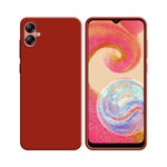 Funda Silicona Compatible con Samsung Galaxy A04e A042 Roja
