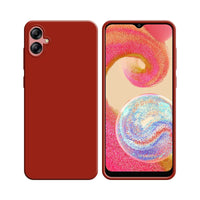 Funda Silicona Compatible con Samsung Galaxy A04e A042 Roja