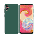 Funda de Silicona Compatible con Samsung Galaxy A04e A042 Verde Oscuro