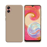 Funda de Silicona Compatible con Samsung Galaxy A04e A042 Oro Rosa