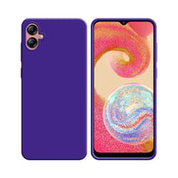 Funda Silicona Compatible con Samsung Galaxy A04e A042 Morada